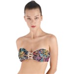 Mosaic pieces                                               Twist Bandeau Bikini Top