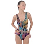 Mosaic pieces                                                    Side Cut Out Swimsuit