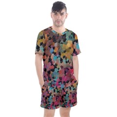 Men s Mesh T-Shirt and Shorts Set 