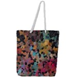 Mosaic pieces                                                Full Print Rope Handle Tote (Large)