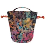 Mosaic pieces                                                    Drawstring Bucket Bag