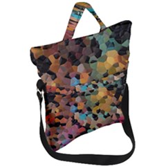 Fold Over Handle Tote Bag 