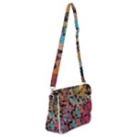 Mosaic pieces                                                Shoulder Bag with Back Zipper