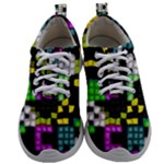 Drawn squares                                                 Mens Athletic Shoes