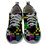 Drawn squares                                                  Women Athletic Shoes