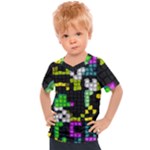 Drawn squares                                                   Kids  Sports Tee