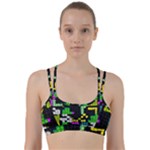 Drawn squares                                                        Line Them Up Sports Bra