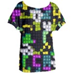 Drawn squares                                                   Women s Oversized Tee