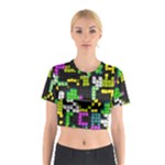 Drawn squares                                                     Cotton Crop Top