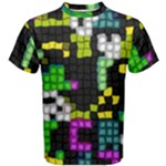 Drawn squares                                                     Men s Cotton Tee