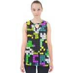 Drawn squares                                                     Cut Out Tank Top