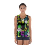 Drawn squares                                                     Women s Sport Tank Top