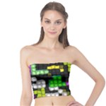 Drawn squares                                                     Women s Tube Top