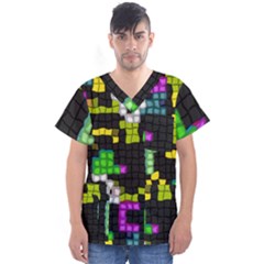 Men s V-Neck Scrub Top 