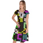 Drawn squares                                                       Classic Short Sleeve Dress