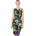 Drawn squares                                                       Midi Bodycon Dress