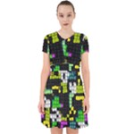 Drawn squares                                                       Adorable in Chiffon Dress