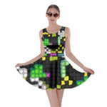 Drawn squares                                                     Skater Dress