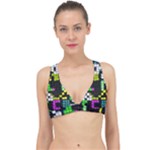 Drawn squares                                                   Classic Banded Bikini Top