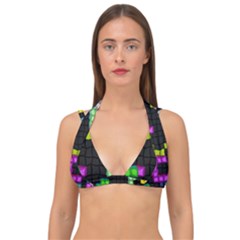 Double Strap Halter Bikini Top 