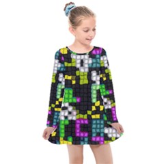 Kids  Long Sleeve Dress 