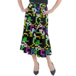 Drawn squares                                                         Midi Mermaid Skirt