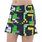 Drawn squares                                                     Tennis Skirt