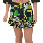 Drawn squares                                                     Fishtail Mini Chiffon Skirt