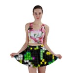 Drawn squares                                                     Mini Skirt