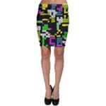 Drawn squares                                                     Bodycon Skirt