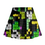 Drawn squares                                                       Mini Flare Skirt