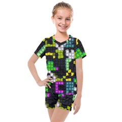 Kids  Mesh T-Shirt and Shorts Set 