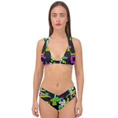 Double Strap Halter Bikini Set 