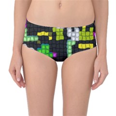 Mid-Waist Bikini Bottoms 