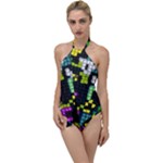 Drawn squares                                                   Go with the Flow One Piece Swimsuit