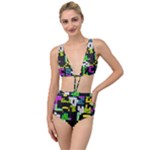 Drawn squares                                                    Tied Up Two Piece Swimsuit