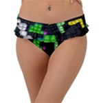 Drawn squares                                                   Frill Bikini Bottom