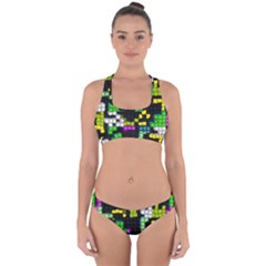 Drawn squares                                                    Cross Back Hipster Bikini Set from ArtsNow.com