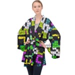 Drawn squares                                                     Velvet Kimono Robe