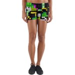 Drawn squares                                                   Yoga Shorts