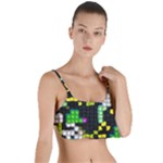 Drawn squares                                                     Layered Top Bikini Top