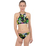 Drawn squares                                                     Racer Front Bikini Set