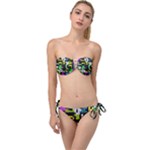 Drawn squares                                                  Twist Bandeau Bikini Set