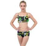 Drawn squares                                                   Layered Top Bikini Set