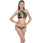 Drawn squares                                                     Cross Front Halter Bikini Set