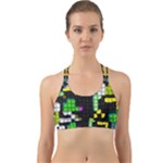 Drawn squares                                                     Back Web Sports Bra