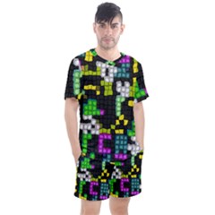 Men s Mesh T-Shirt and Shorts Set 