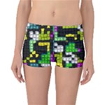 Drawn squares                                                     Boyleg Bikini Bottoms