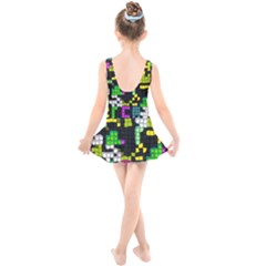 Kids  Skater Dress Swimsuit 