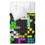 Drawn squares                                                      Duvet Cover (Single Size)